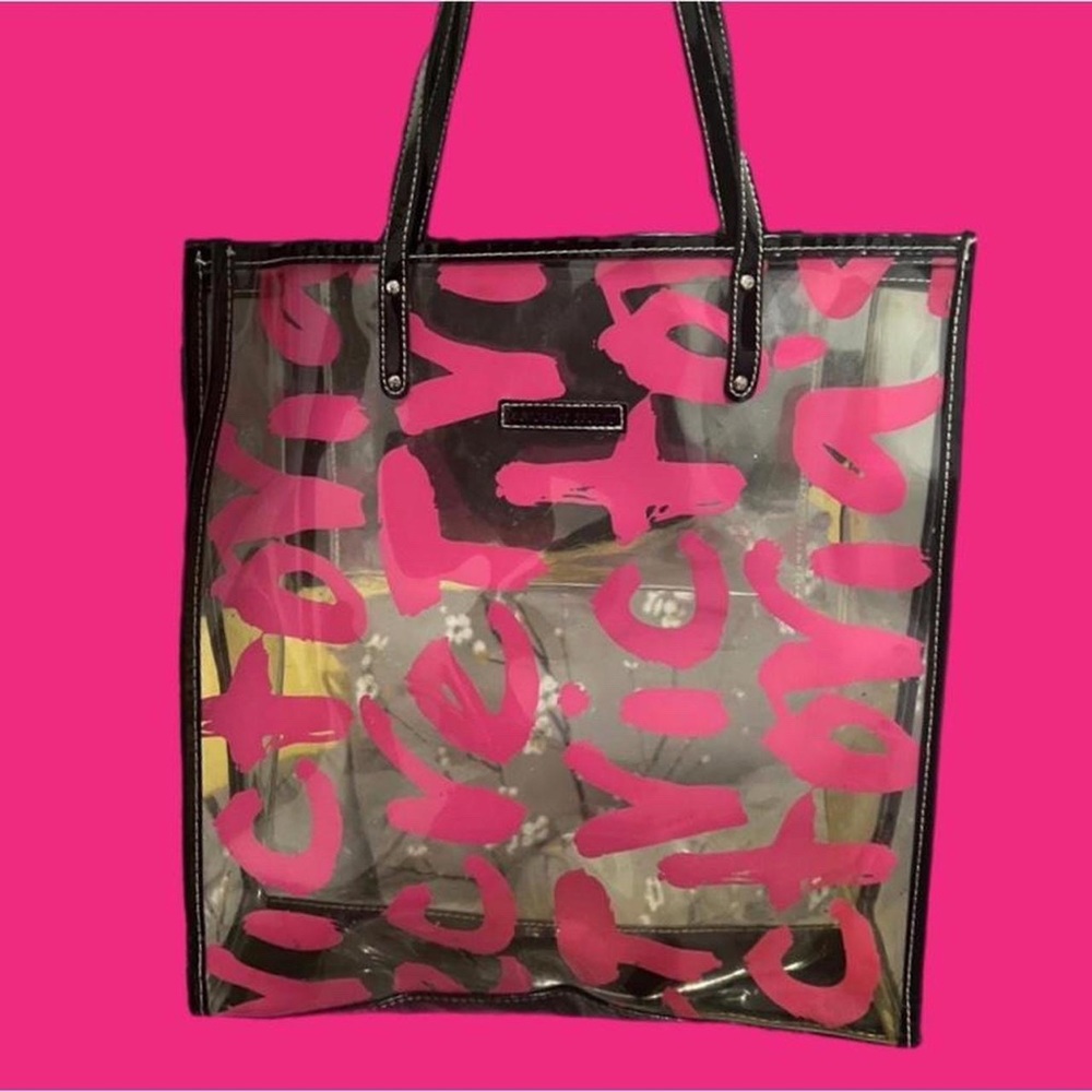 Y2K clear Victoria’s Secret tote purse